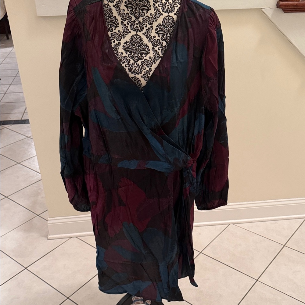 Ava & Viv Purple, Blue, Black Dress